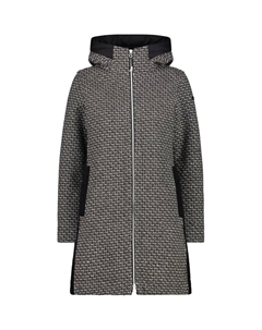 Толстовка с капюшоном, женская, с фиксированным капюшоном, цвет carbone m. Cmp