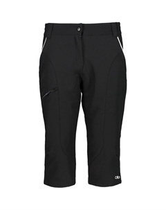 Обтягивающие женские велосипедные капри с сетчатым нижним бельем, цвет nero Cmp