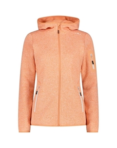Нижняя куртка с капюшоном, флисовая кофта, трикотажная, цвет salmone-bianco 03ct Cmp
