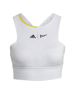 Бюстгальтер (WMNS) London Crop Sports Bra 'White' Adidas