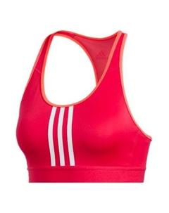 Бюстгальтер (WMNS) Don't Rest Alphaskin Padded 3-Stripes Bra 'Pink White' Adidas