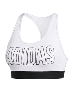 Бюстгальтер (WMNS) Don't Rest Alphaskin Padded Bra 'White Black' Adidas