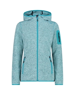 Нижняя куртка с капюшоном, флисовая кофта, трикотажная, цвет lagoon-bianco 02em Cmp