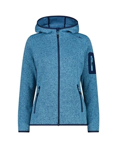 Нижняя куртка с капюшоном, флисовая кофта, трикотажная, цвет topazio-blue ink 07lu Cmp