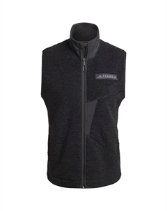 Жилет Terrex Xploric с высоким ворсом из флиса, черный Adidas