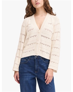 Кардиган Laluha с открытой вязкой и V-образным вырезом, Birch Ichi