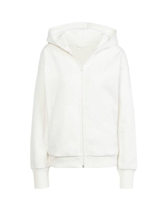 Толстовка с капюшоном, все размеры, флис, белый Adidas