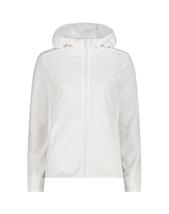 Толстовка с капюшоном женская куртка с фиксированным капюшоном, цвет bianco Cmp