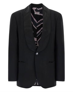 Однобортный пиджак на пуговицах, черный Pucci