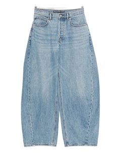 Джинсы клёш с кристаллами, синий Alexander wang