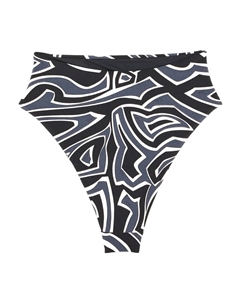 Плавки-бикини с графическим принтом, черный Pucci