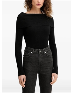 Кофта в рубчик, черный Silvian heach