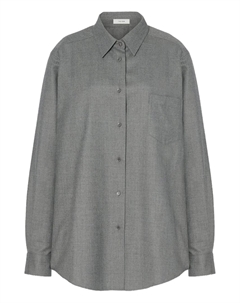 Шерстяная рубашка Pino, серый The row