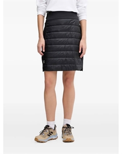 Стёганая мини-юбка Mimic II, черный Haglöfs