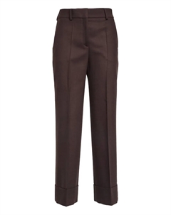 Брюки Arlys с подворотами и индивидуальным кроем, коричневый Incotex