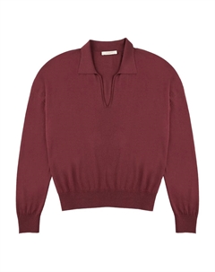 Свитер с V-образным вырезом, красный Zanone