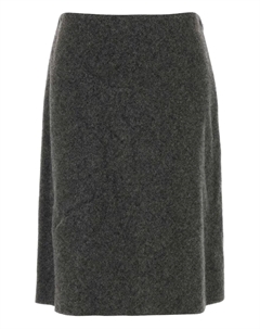 Юбка из шерсти, серый Miu miu