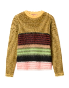 Свитер с круглым вырезом, коричневый La doublej