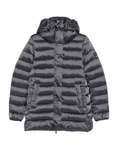 Стёганая куртка с капюшоном, серый Save the duck