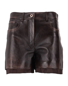 Шорты с карманами, коричневый Miu miu