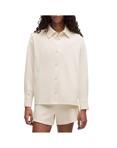 Рубашка Softstreme Overshirt Shirt Women's, светлая слоновая кость Lululemon