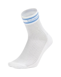 Открытые вязаные носки до щиколотки Unisex 1 упаковка, белый/синий Lululemon