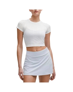 Рубашка Swiftly Collection Cropped Collection Silverescent женская Lululemon