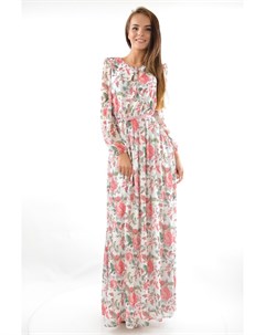 Платье шифоновое с цветочным принтом Оттенки