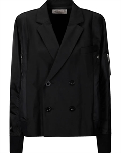Двубортный пиджак, черный Sacai