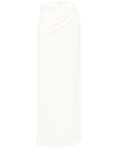 Юбка макси с запахом, кремовый Magda butrym