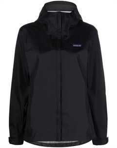 Бомбер с капюшоном и нашивкой-логотипом, черный Patagonia