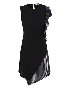 Платье с принтом Marmo, черный Pucci