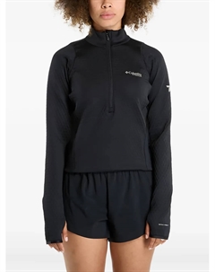 Джемпер на молнии до середины с технологией Crystal Leaf Omni-Heat Helix, черный Columbia