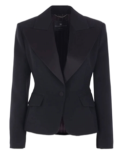 Однобортный пиджак, черный Ermanno scervino