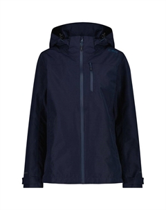 Женская куртка-блузон с капюшоном на молнии, черный Cmp