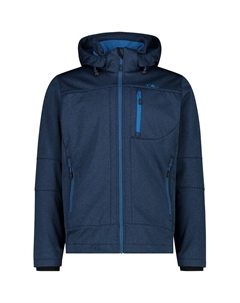 Функциональная куртка с капюшоном, софтшелловая куртка, цвет ocean mel. l973 Cmp