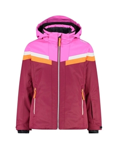 Детская куртка с застежкой на капюшоне, цвет sangria Cmp
