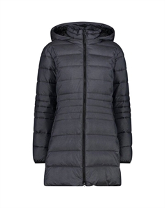 Куртка женская парка с капюшоном на кнопках, цвет graffite mel. Cmp