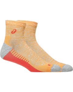 Носки для бега, производительность, четверть носка, оранжевый Asics