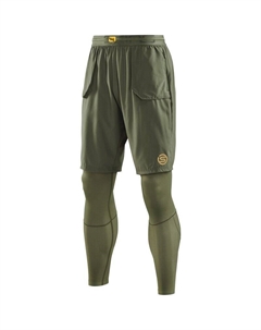 Обтягивающие шорты для бега s5 superpose, цвет gr?n Skins