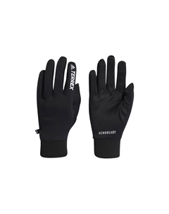 Перчатки спортивные Unisex Black из переработанного полиэстера и эластана Adidas