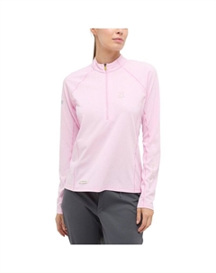 Функциональная куртка lim tempo trail halfzip для женщин, розовый Haglöfs