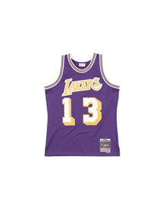 Майка Mitchell & Ness X NBA LA Lakers 71 72 Wilt Chamberlain Swingman, фиолетовый Mitchell ness