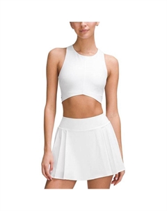 Женский спортивный топ с V-вырезом, белый/синий/черный Lululemon