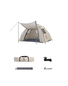 Палатка для кемпинга Однокомнатная уличная автоматическая палатка One room, Cheese Color Camel