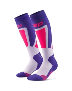 Носки термоноски горнолыжные, высокие, 4.0, розовый Cep