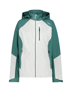 Женская куртка-блузон с капюшоном на молнии, цвет bianco-agave Cmp