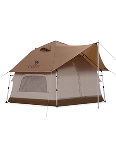 Однокомнатная походная палатка-юрта Outdoor Yurt Tent, светло-коричневый Camel