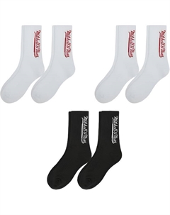 Носки для баскетбола Mitchell & Ness Unisex набор из 3 пар, белый Mitchell ness