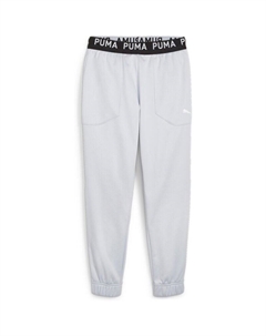 Спортивные брюки train pwr флисовые джоггеры, серебряный Puma